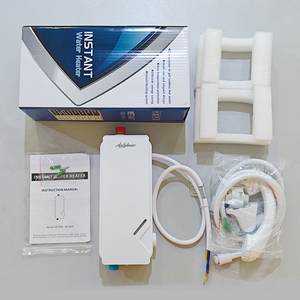 220V 5.5KW Instant Electric shower hot water heater electric <b>knob</b> control <b>adjust</b> temperature 25-5 Degrees - Product Image 4