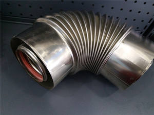 Coude de chaudière à gaz 60 mm 75 mm 80 mm Coude de <span class=keywords><strong>cheminée</strong></span> en acier inoxydable pour cuisinière à gaz Chauffage à gaz - Product Image 5