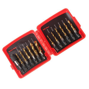 Juego de Machos y Terrajas de Titanio de 13 Piezas con Vástago Hexagonal Imperial para Taladrar, Roscar y Biselar - Product Image 2