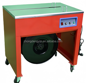 Máquina Envolvedora Semiautomática Eléctrica para Cajas y Cartones, Flejadora con Cinta de PP, Máquina Flejadora de Cartones para Uso Industrial - Product Image 2