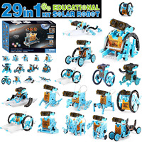 Jouet d'assemblage DIY pour enfants, 29-en-1, jouet éducatif en plastique à énergie solaire, voiture et kit de robot intelligent pour les enfants de 14 ans et plus