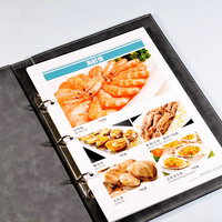 Cubierta de Menú de Cuero Personalizada para Hoteles y Restaurantes