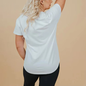 Vêtements de maternité personnalisés pour l'é<span class=keywords><strong>t</strong></span>é <span class=keywords><strong>T</strong></span>-shirts d'<span class=keywords><strong>allaitement</strong></span> respirants avec fermeture éclair <span class=keywords><strong>T</strong></span>-shirts d'<span class=keywords><strong>allaitement</strong></span> à col rond de grande taille - Product Image 2