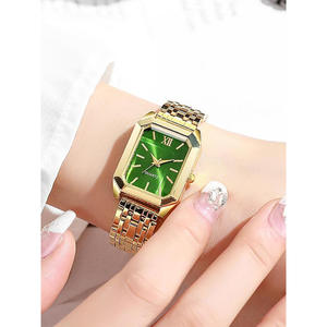 นาฬิกาควอตซ์เหลี่ยมใหม่สำหรับสุภาพสตรีนาฬิกาควอตซ์ที่สง่างามและทันสมัย - Product Image 3