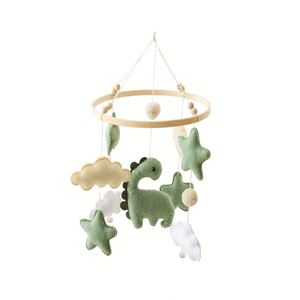 Móvil de Cuna Minimalista Estilo Instagram con Dinosaurios y Nubes, Juguete Colgante Giratorio para Bebés, Ayuda para Dormir - Product Image 5