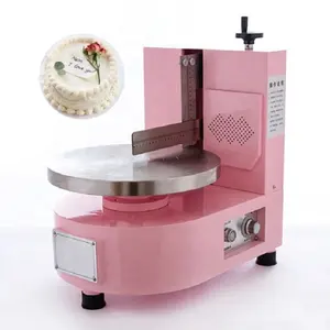 Automatic Cake Cream Smoothing Coating Decorating Plastering Machine Cake Icing Machine