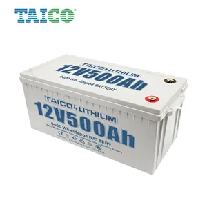 Pin Sạc TAICO 12V500 Ah LiIon Lifepo4 12V Pin Lithium