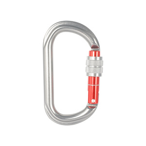 Mousqueton en aluminium aéronautique 25KN en forme de O à verrouillage automatique pour l'escalade et le sauvetage - Product Image 5