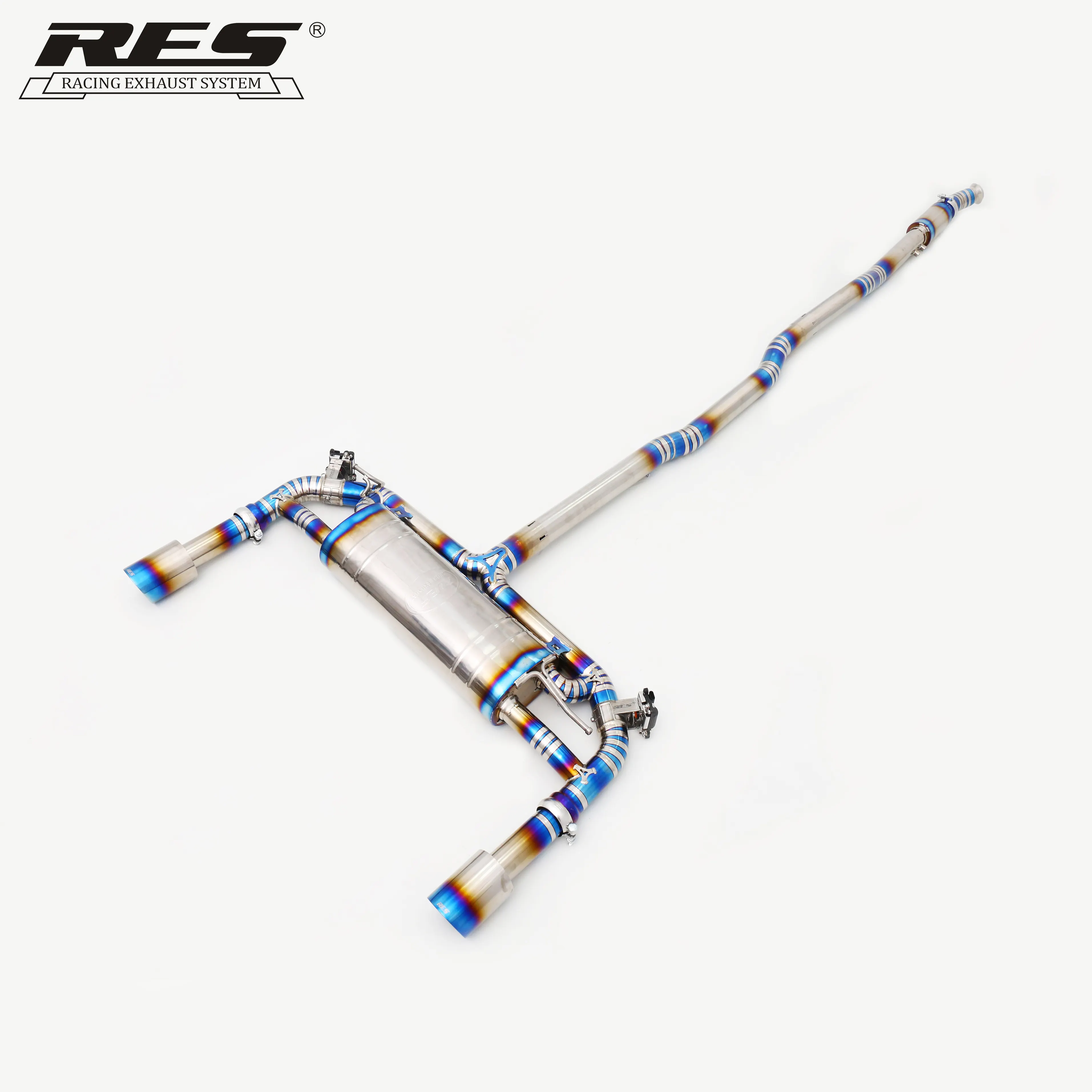 RES Exhaust Manufacturer All SS304/Titanium Valvetronic Catback Exhaust System for BMW 1Series 125i F52 2.0T