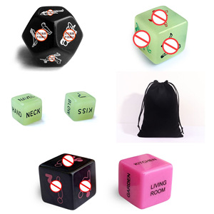 SM Juego de Dados Sexuales Transfronterizos de 6 Piezas, Modelo G210 6 en 1, Combinación para Parejas Adultas, Juguete Sexual de Entretenimiento Mixto con Posiciones en Inglés - Product Image 2