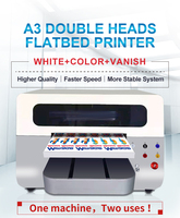 Printer UV DTF Vevor Ukuran A3, Printer UV Flatbed LED, Mesin Cetak UV Flatbed