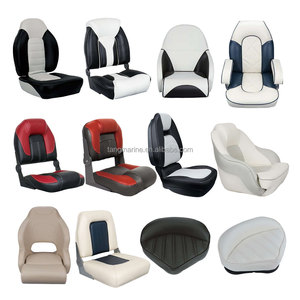 Nouveau siège <span class=keywords><strong>de</strong></span> bateau <span class=keywords><strong>ponton</strong></span> haut <span class=keywords><strong>de</strong></span> gamme avec dossier haut, logo personnalisé, siège <span class=keywords><strong>de</strong></span> bateau pliable <span class=keywords><strong>de</strong></span> luxe en cuir PU - Product Image 4