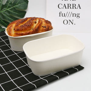 Wadah Kertas Persegi Panjang untuk Roti Panggang Xiamen Food Grade 1000ml, Wadah Makanan Sekali Pakai, Aman untuk Oven, Loyang Kue untuk Toko Roti dan Dapur - Product Image 5