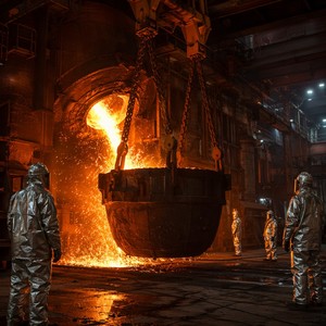 Pot à scories industriel en fonte ductile – Fabrication sur mesure par fonderie de sable pour la manutention des scories d'usine sidérurgique |   Inspection de qualité NDT en 6 étapes ISO - Product Image 2