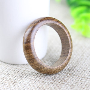 Anillos de madera de sándalo, anillos redondos de madera para hombres y mujeres, joyería budista, regalo de San Valentín - Product Image 4