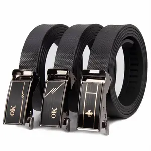 20234Hot Selling Factory Wholesale Automatic Buckle Leather Belts Customized Design Men's Belt