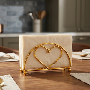 Hotels Dining Table Ornaments Metal Tissue Box Europe Design Durable Portable Restaurant Cutlery Gold Plated <b>Napkin</b> <b>Holder</b> OEM - Product Image 1