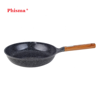 Ensemble de casseroles en aluminium moulé sous pression Phisma avec couvercles en verre et revêtement céramique antiadhésif compatible induction, grand format