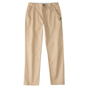 <span class=keywords><strong>Pantalon</strong></span> court en coton écologique anti-boulochage pour garçons d'école primaire, avec logo personnalisé, super doux et sans coutures, couleur kaki - Product Image 2