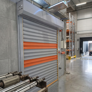 Portes à enroulement 20 : Portes rapides extérieures modernes en plastique-acier, coupe-vent, haute qualité, options de couleurs, différentes tailles - Product Image 3