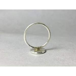 Bagues en spirale en argent fin avec pierre naturelle Design d'empilage créatif pierre de diamant pour l'usure quotidienne des femmes bijoux fins - Product Image 4