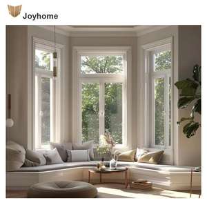 Vente en gros de fenêtres en <span class=keywords><strong>baie</strong></span> à guillotine coulissantes <span class=keywords><strong>pour</strong></span> ferme résidentielle française Auvent à faible émaillage avec cadre en alliage d'aluminium - Product Image 2