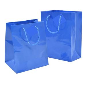 Medium Premium Paper Gift Bag with Handle Tag Durable <b>Wedding</b> Holiday Birthday Graduation Shop Gift Bag Glossy Surface Paper Bag - Product Image 1
