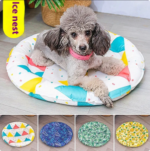 Fabrieksvoorraad Zomer <span class=keywords><strong>Cool</strong></span> Plastic Milieuvriendelijk Ijs Nestmat Met Bloemenpatroon Slaapbenodigdheden Voor Honden - Product Image 5