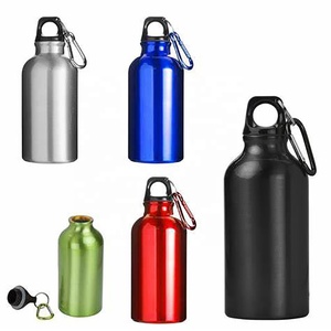 Bouteille d'eau légère en aluminium, anti-fuite, pour vélo, sports nautiques, avec boucle, réutilisable pour le sport, la gym, le vélo, le camping - Product Image 1