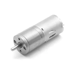 Supplier DC motor JGA25-370 6/12/24V 7.5-1931RPM high torque 25mm micro gearbox motor 370 high torque DC reduction motor