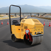 Rouleau compresseur vibrant Liondi DVR-1000 à double tambour pour la construction et l'entretien routier