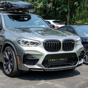 Front Bumper Lip Spoiler Diffuser Splitters Body Kit Aprons Cover Guard Trim for BMW X3M X4M F97 F98 2019-2021 - Product Image 4