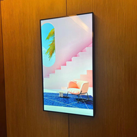 Tablero de Menú Digital Pantalla montada en la pared Cartelera de publicidad de señalización digital LCD para restaurante y exposición