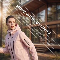 Veste unisexe longue imperméable et respirante avec fermeture éclair, capuche montante et coupe-vent – Tendance, stock usine disponible, personnalisable