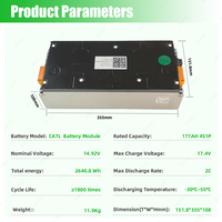 Module de batterie Xiho résistant aux hautes températures CATL 177Ah 174Ah 14.8V 4S1P 355 VDA Li-ion pour véhicules électriques, camping-cars, solaires et camping