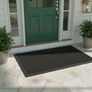 Felpudo de caucho natural con cepillo, 69x44cm (Dintex 55031) - Product Image 3