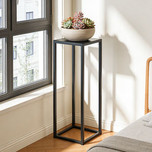 Support de Plantes Haut et Moderne en Métal, Porte-Fleurs Minimaliste en Fer, Présentoir sur Pied pour Salon, Chambre et Balcon - Product Image 4
