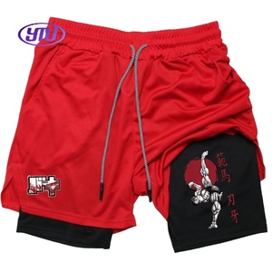 Pantalones Cortos Deportivos de Compresión Transpirables para Hombre, Anime Baki 2 1, Elásticos, de Alto Rendimiento, Secado Rápido, para Gimnasio, Entrenamiento, Verano - Product Image 4