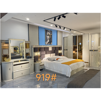 Meubles de maison modernes ensembles de chambre à coucher de haute qualité vente à chaud MDF lit placard design simple meubles de chambre à coucher