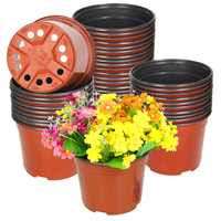 Grands Pots de plantes pour pépinière, bac à plantes, 30 pièces, tailles multiples, pour repiquage, Style nordique, en plastique, Double couleur