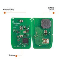 Clé télécommande intelligente universelle KEYDIY KD TB62-3, 3 boutons, 5 pièces/lot