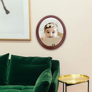 กรอบรูปมุมโค้งมนปลอดภัยสำหรับเด็ก ขอบเรียบเนียน เหมาะสำหรับห้องเด็กอ่อน ห้องนอน ตกแต่งด้วยวัสดุ MDF แข็งแรงทนทาน พร้อมโลโก้ - Product Image 3