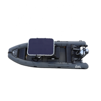 ZY 700 Rafting Hypalon Sport Cabine Cruiser Passager Rigide Utilisé Coque En Aluminium Plancher Aéroglisseur Canoë Rib Bateau