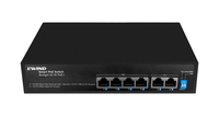 Interruptor POE de red de 48V, sistema de cámara CCTV con 4/8 puertos, 10/100M, IEEE 802,3 af/at, sobre Ethernet, cámara IP