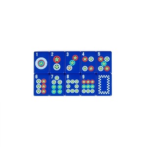 En Stock: Juego de Mahjong Americano de Lujo Motor City con Temática de Coche, Fichas Azul Medianoche de <span class=keywords><strong>1</strong></span>.5 pulgadas, Diseño de Neumático de Pistó<span class=keywords><strong>n</strong></span>, Regalo Moderno de Boutique - Product Image 4