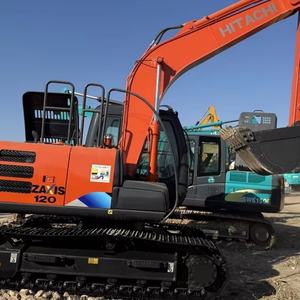 รถขุดขนาดใหญ่ HITACHI Zx120 12 ตัน รถขุดไฮดรอลิกแบบตีนตะขาบ คุณภาพสูง สภาพดี ใช้งานได้  พร้อมขาย  ยอดซื้อซ้ำสูง - Product Image 1