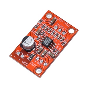 New DC 3.8V-15V AD828 Stereo Dynamic Microphone Preamplifier Board <b>MIC</b> Preamp Module Amplifier Board 3.8V-15V AD828 - Product Image 2