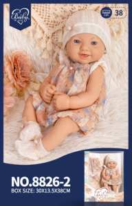 Fabricant professionnel de poupées reborn réalistes en vinyle souple et silicone de 38 cm, jouet thérapeutique pour nouveau-né, cadeau - Product Image 3