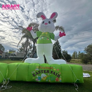 Stand de <span class=keywords><strong>nourriture</strong></span> de ferme, Foire artisanale, Panneau publicitaire gonflable <span class=keywords><strong>Lapin</strong></span> de Pâques avec impression de logo - Product Image 1