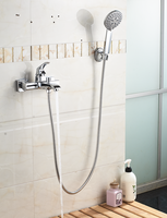 Robinet mélangeur mural pour baignoire Momali, qualité supérieure, finition brossée, en laiton, pour salle de bain, vente en gros usine